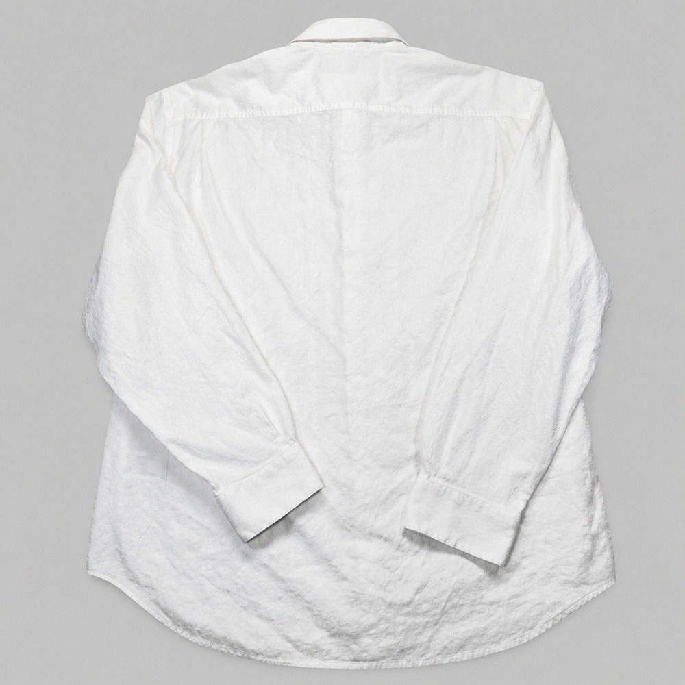 Nat Nast Dress Shirt Mens XL White Geometric Cotton Long Sleeve Luxury Originals - Picture 3 of 9